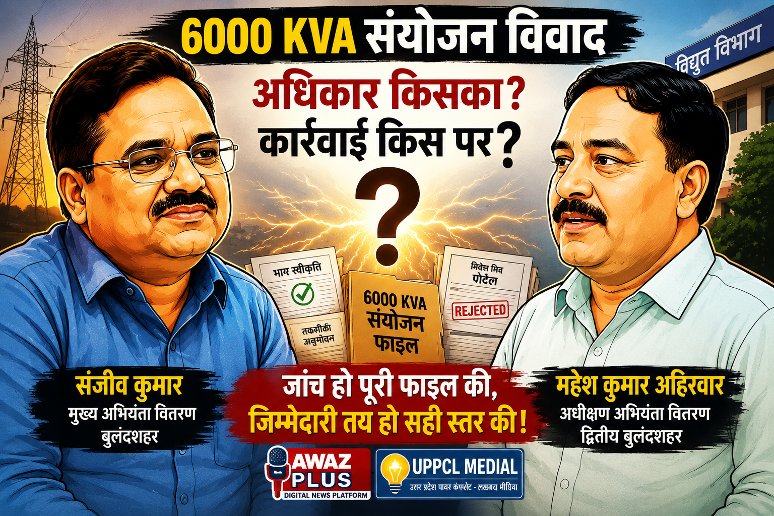 6000 KVA विवाद: प्रसारण के 18 घंटे:बाद भी विभाग में खामोशी, आखिर किसे बचा रहा सिस्टम?