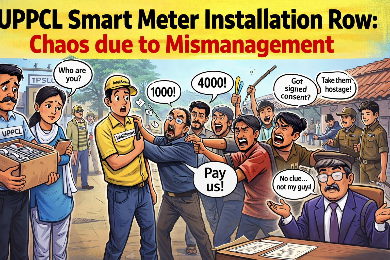 स्मार्ट मीटर पर संग्राम: इटौंजा की घटना ने खोली समन्वयहीनता और अव्यवस्था की पोल