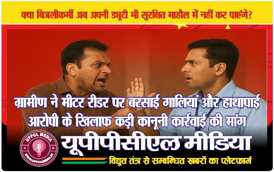 🚨 ग्रामीण ने मीटर रीडर पर बरसाई गालियां और हाथापाई, विभाग में आक्रोश
