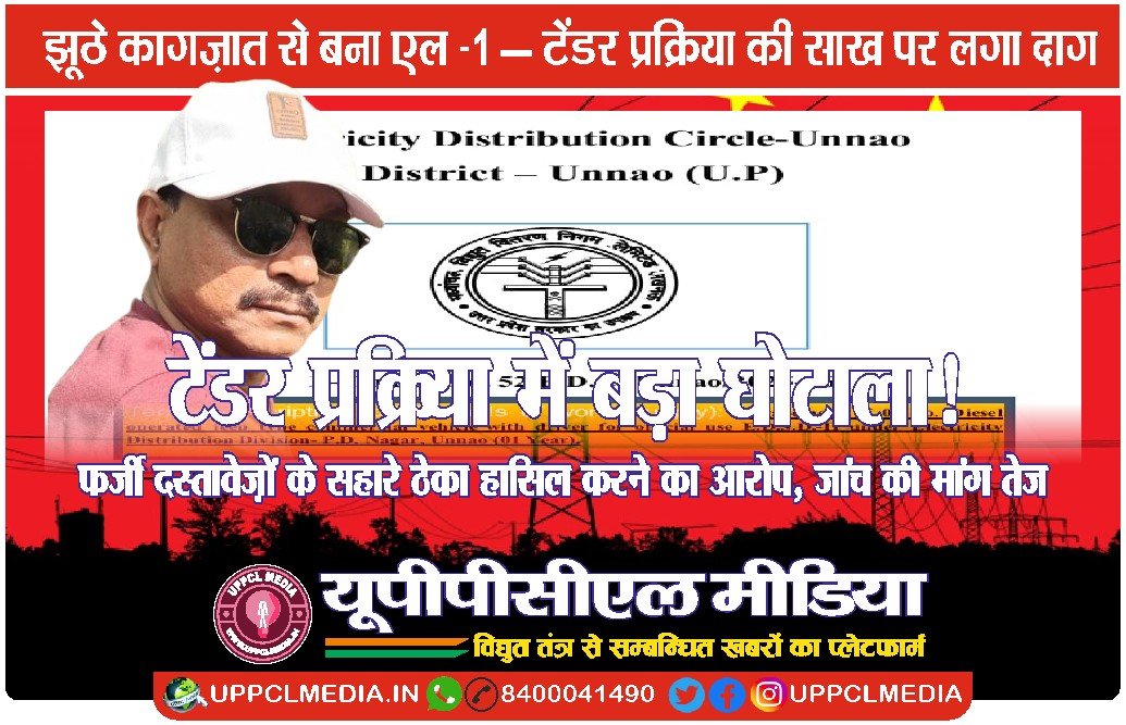 टेंडर प्रक्रिया में बड़ा घोटाला! फर्जी दस्तावेज़ों के सहारे ठेका हासिल करने का आरोप, जांच की मांग तेज